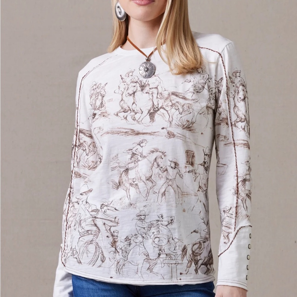 Double D Ranch Take the Reins Tee XS
NWT